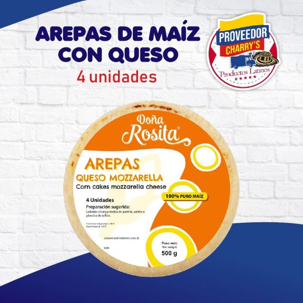 Arepa De Maíz Con Queso